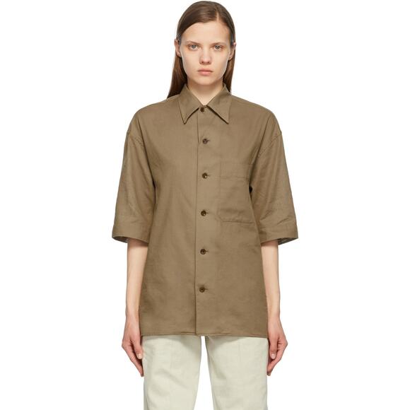 Lemaire Cotton Short Sleeve Shirt - XS - Picture 1 of 4